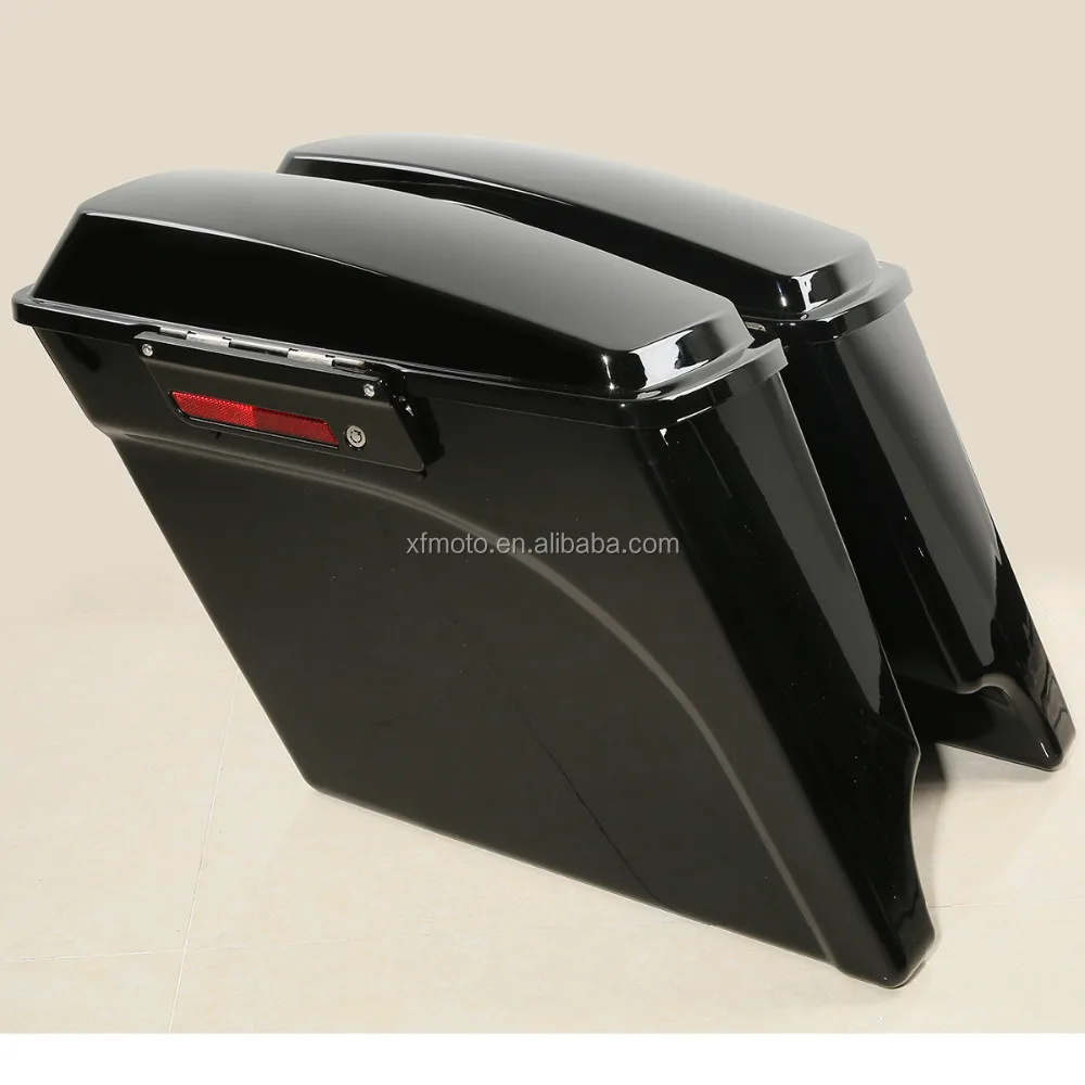 TCMT For Harley Saddlebag XF111524 Extended Saddlebags Trunk Fit For Harley Touring Road King Glide 93-13