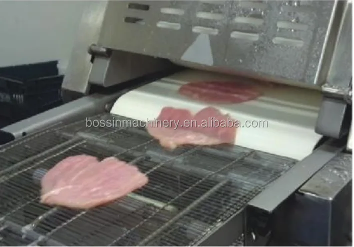 
High speed big capacity meat flatterer skewering machine 