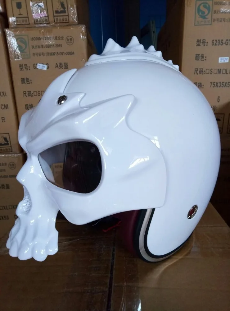 YM-629S-GT 2017 new product unique ghost motorcycle helmets  personalized yema motorcycle helmets