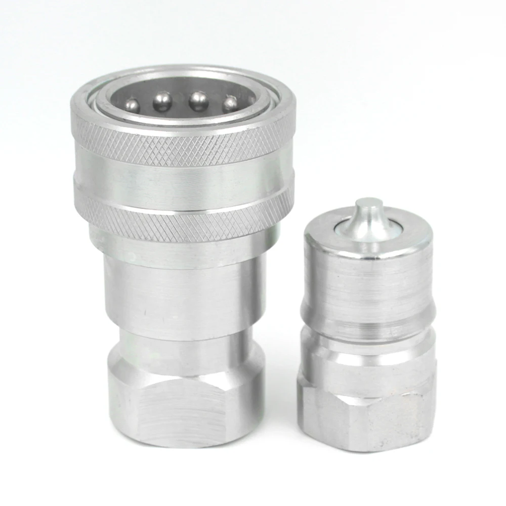 1 inch NPT ISO 7241 series B hydraulic quick connect coupler for heavy duty truck and trailer etc application