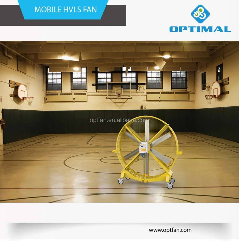 
OPT warehouse use industrial mobile hvls fans 