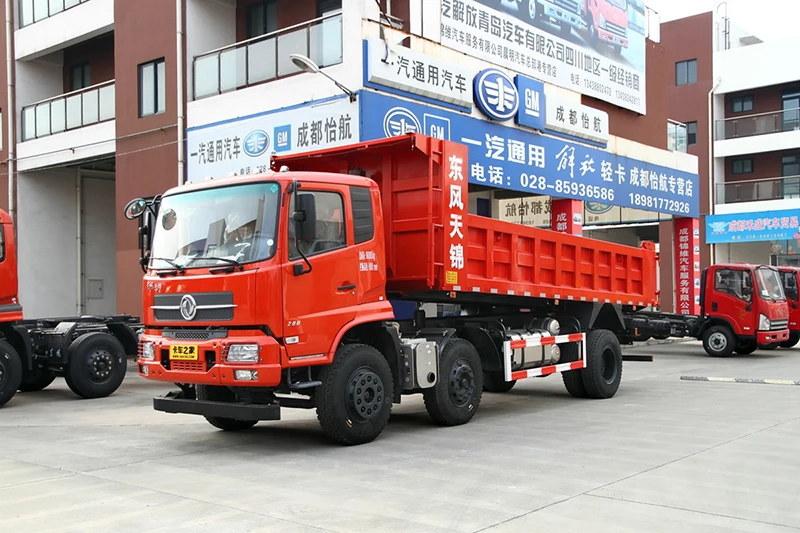 Dongfeng 8 Wheel Tipper 20 Ton Capacity 3 Axle (Tri Axle) Dump Truck