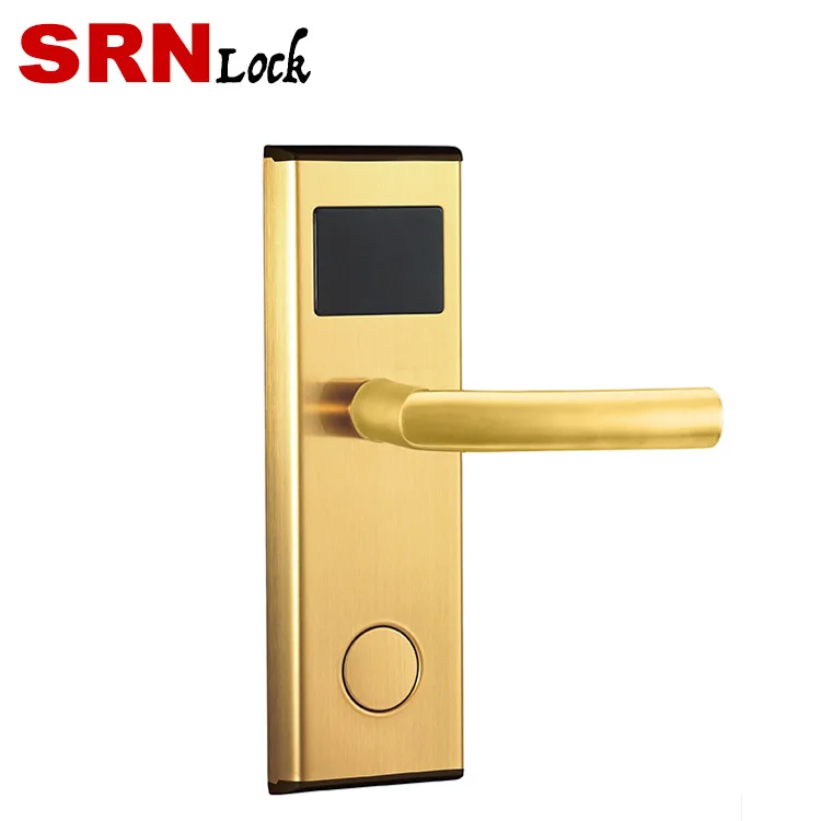 
electronic RFID Read door lock with key and card 