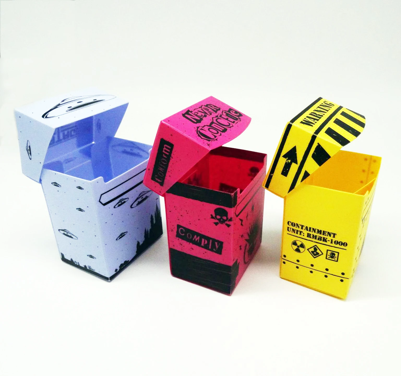 Deck box for trading card games MTG FOW Yugioh holds 80+/100+ game card