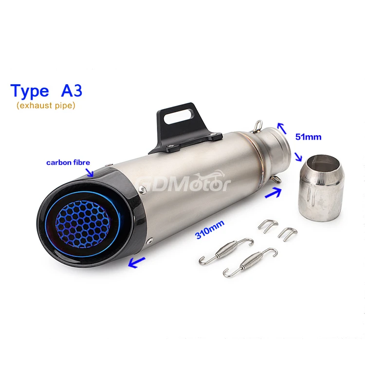 Custom Racing 600cc Motorcycle Exhaust