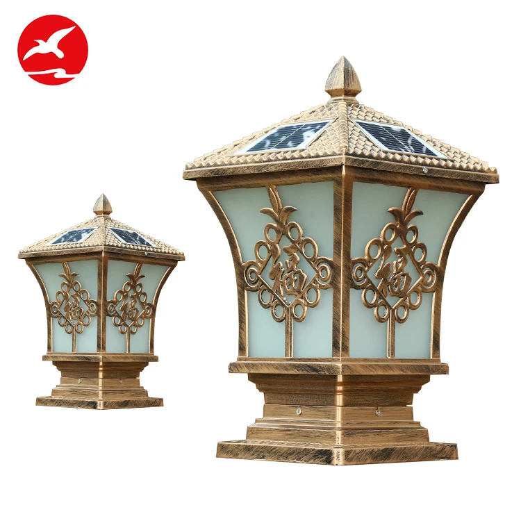 
Unique design high efficiency ip65 outdoor garden rainproof 1watt 2watt 3watt 4watt 5watt solar lawn lamp 