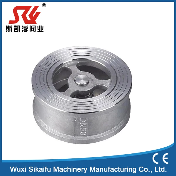 wcb spring loaded wafer check valve 6 inch