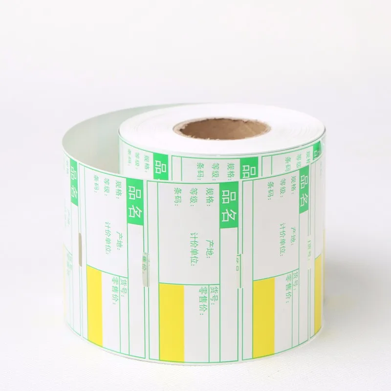 Recycled Paper Supermarket Price Tag Shelf Label For Retail Store