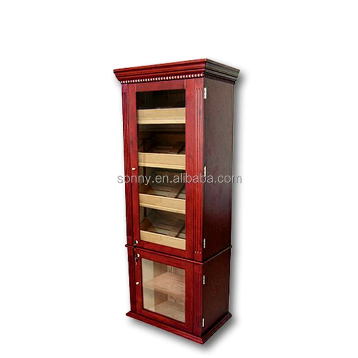 Большой шкаф для хьюмидора в мебели