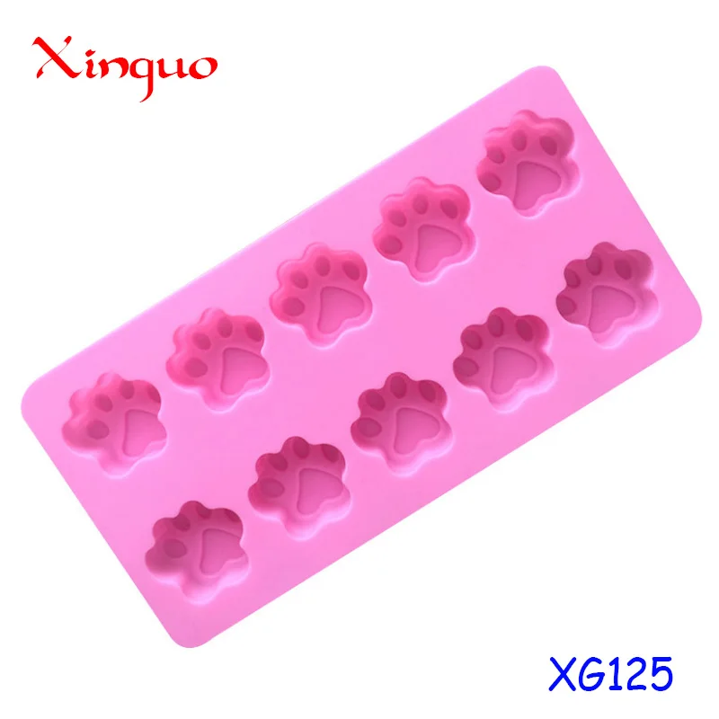125 silicone cake 3d soap mold 10 cavity cat feet shape pudding mold cheese silicone mold cake decorating candle resin bpa free