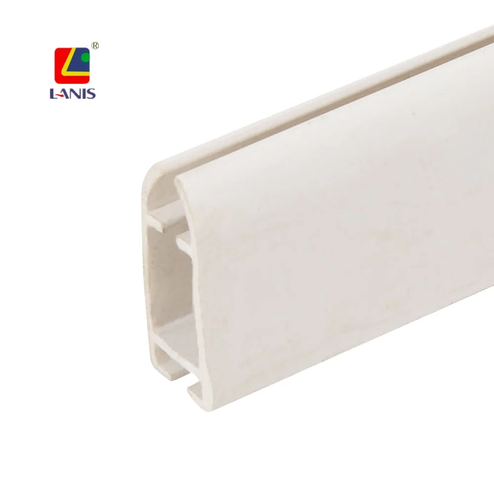 LANIS China factory hot sales cheaper price plastic rail aluminum alloy plastic bottom rail for roller blind shade bottom rail