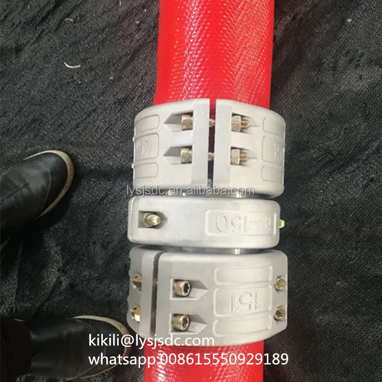 Heavy Duty TPU and NBR Materials Lay Flat Hose For Drag and Transfer