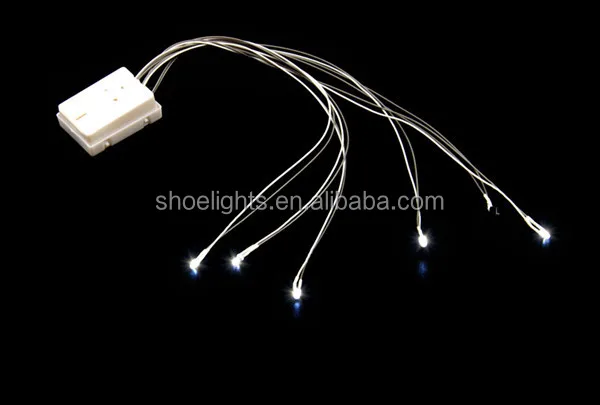 core part led light shoes for men mini led grow lights for hat, with CR2032 battery led mini light for shoes