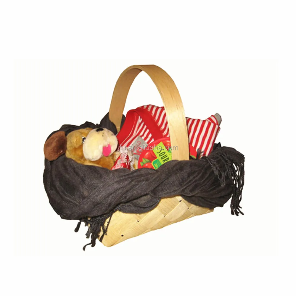 China Supplier Wholesales Square Wood chip basket Basket use for storage vegetable/Fruit