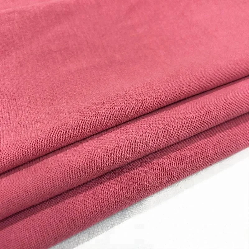 100% хлопкового трикотажа однотонных футболок а-ля 60ые длинные трикотажная ткань из чистого хлопка