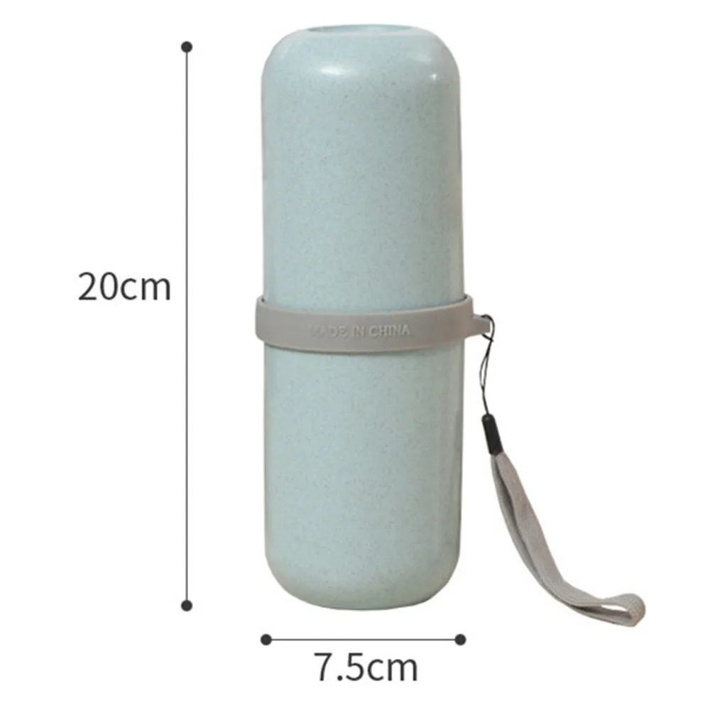 
wholesale Portable cleaning toothbrush travel cup wheat straw tooth-brushing cup 