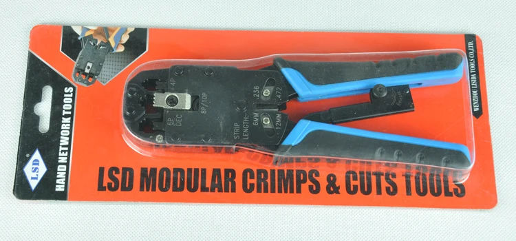 RJ10/10 RJ11/12 RJ45Wire Lan Network Cable Crimper amp network tools network cable crimp tool
