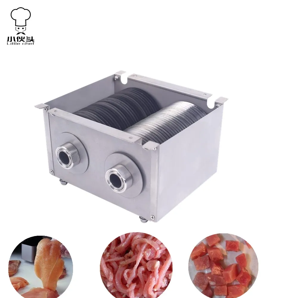 NSF Comercial desktop fresh meat cutter with stainless steel blades