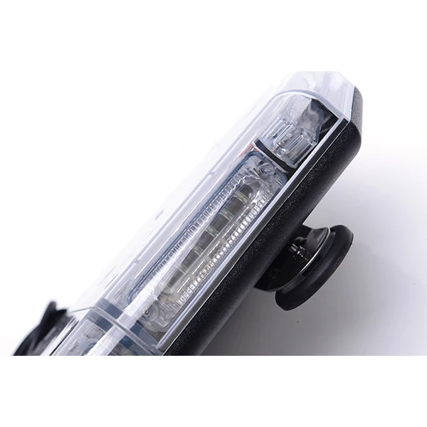 
12V Amber Led ambulance bar light Low Profile Police Led Roof Mini Lightbar with Siren Speaker 
