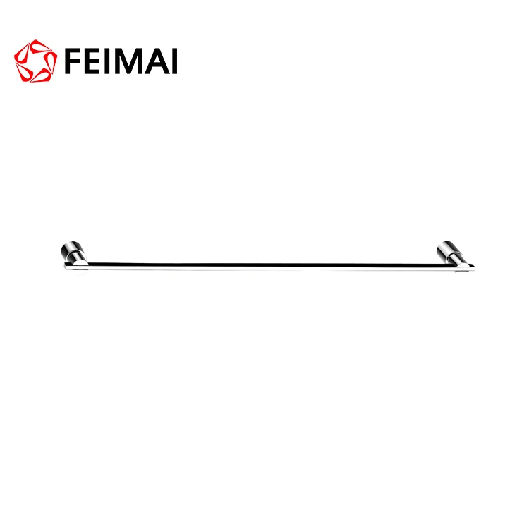 Заводской поставщик, универсальный настенный высококачественный хромированный латунный одинарный полотенцесушитель