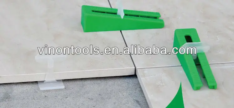 Tile Leveling System, Lippage leveling spacer and wedges Levelling clips