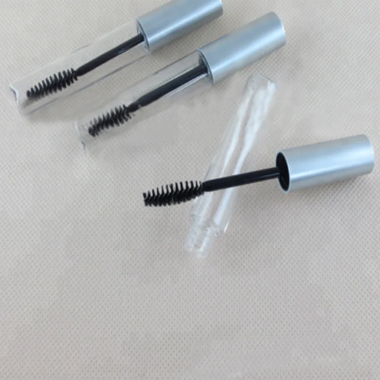 10ml Empty Eyeliner Packaging Vials Clear Body Cap Aluminium Gel Eyeliner Packaging Brush Clear Mascara Tube