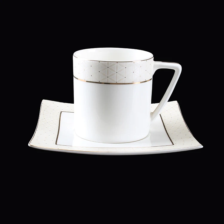 Manufacture custom custom modern tableware with flower decal fine bone china dinnerware set