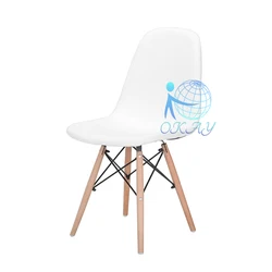 Garden Chairs Functional Furniture Dinner Chairs with High Backrest Wooden Legs Wholesale Chairs