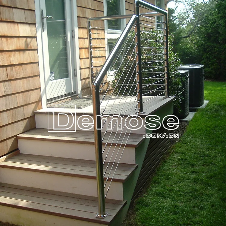 ss hand railing design chain link fence handrails for outdoor steps