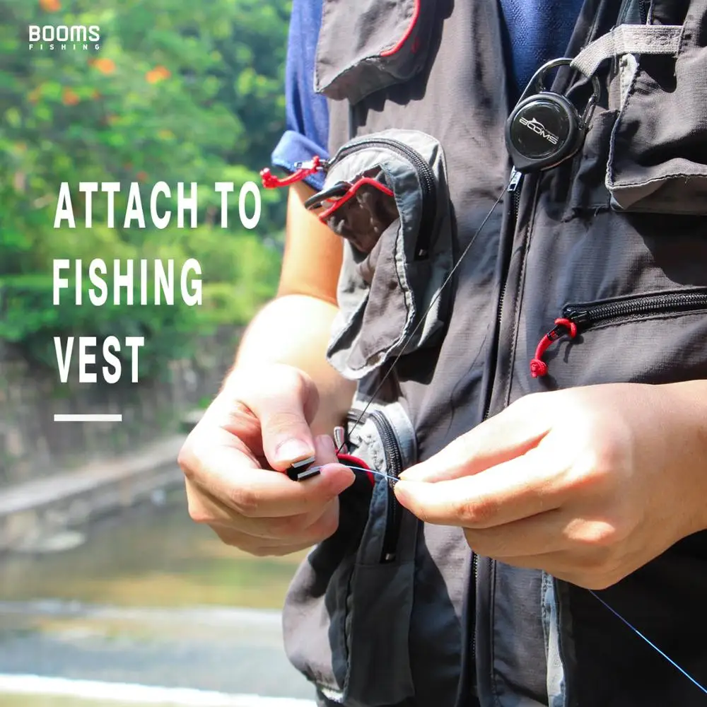  Booms Fishing RG1 рыболовный инструмент для ловли нахлыстом Zinger Key выдвижная катушка с бейджем в упаковке из 3