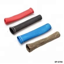 Fiberglass Heat Protector Insulating Fire Sleeve spark plug wire heat shield