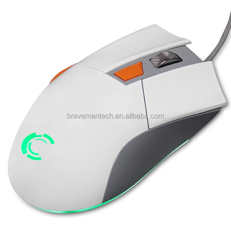 Обтекаемая эргономичная игровая мышь AVAGO 3310 с высоким DPI и автоматическим изменением цвета