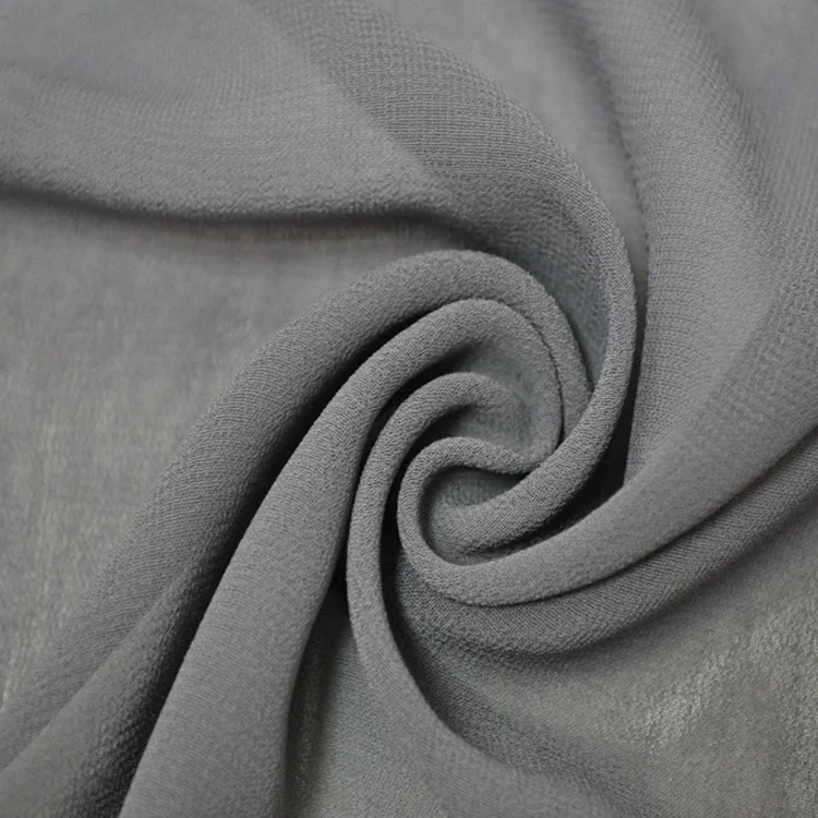 High Quality Customized 100% Polyester Chiffon Fabric For Dress