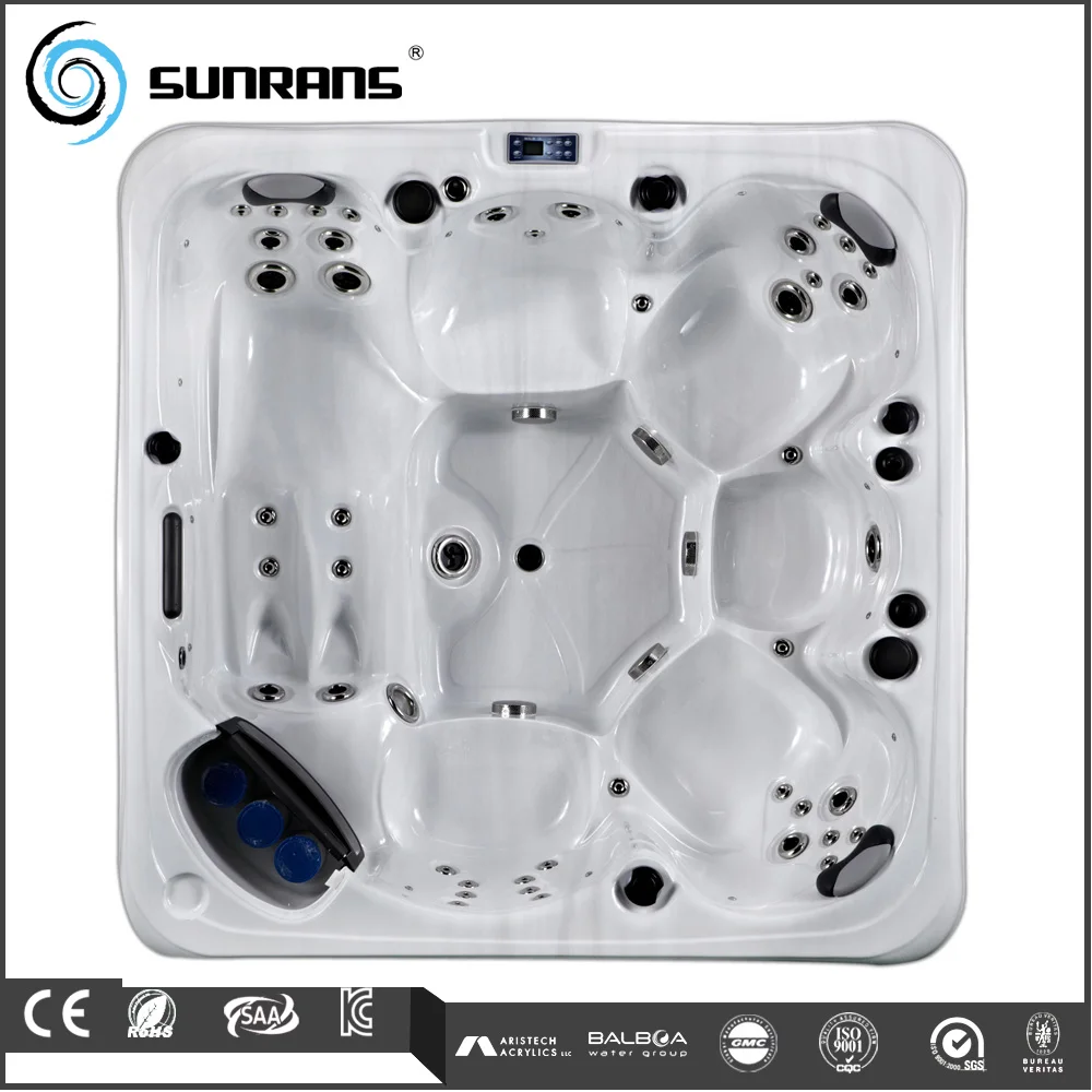 Balboa system outdoor 6 people massage spa acrylic hydro Spa hot tub