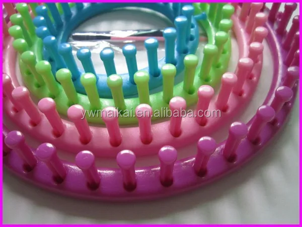 
High quality 4pcs/set ABS/plastic round shape knitting loom 