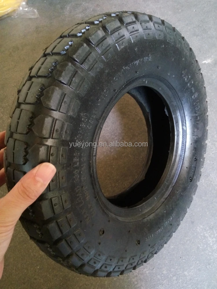 4.00-6 pneumatic wheel 14 x3rubber wheel