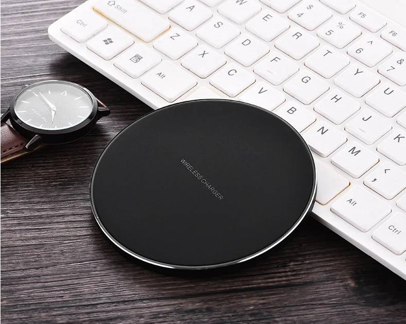 Alibaba горячие продажи быстрый беспроводной телефон зарядное устройство Ци Беспроводное зарядное устройство Pad для iphone 8