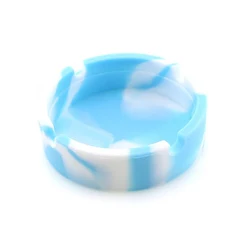 custom portable cigar pocket  Marble Round silicone car ashtray
