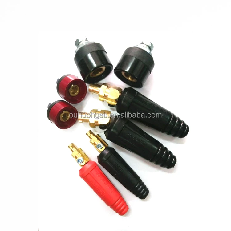 EURO style 35-50 50-70 welding cable connector fast Plug socket