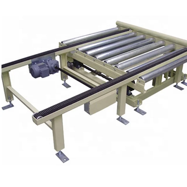 Chain  Pallet Transfer Turntable Powered Roller Conveyor