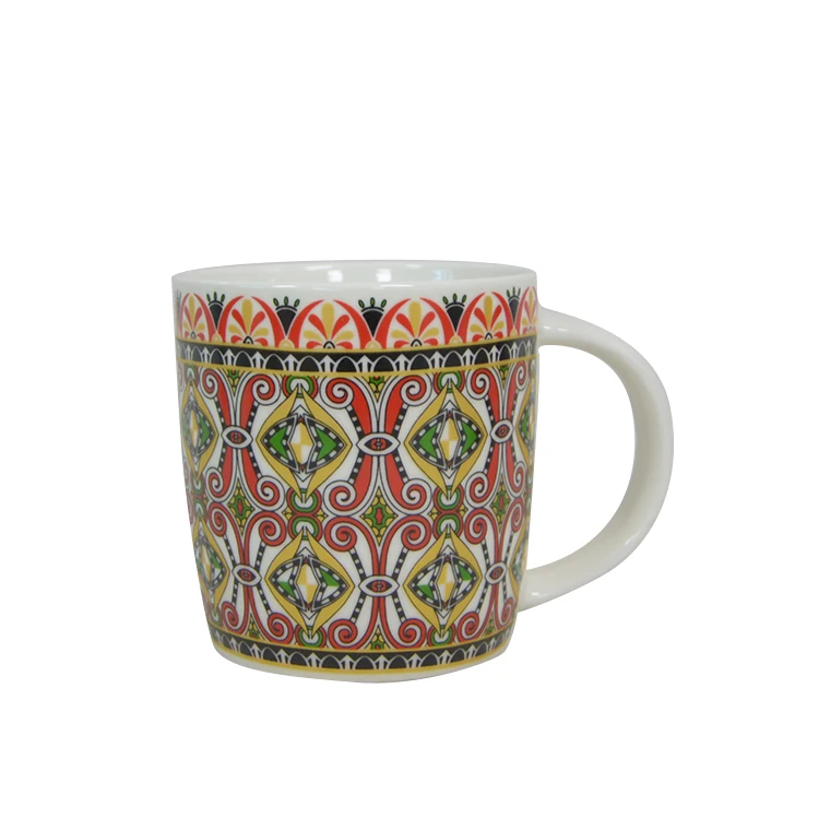 Ceramic cup designs beautiful coffee mug porcelain ceramic merry christmas mug