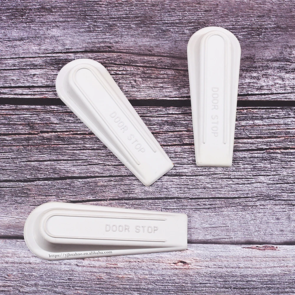 2pcs pack Blister card Classic Rubber Door stop rubber door wedge door stopper
