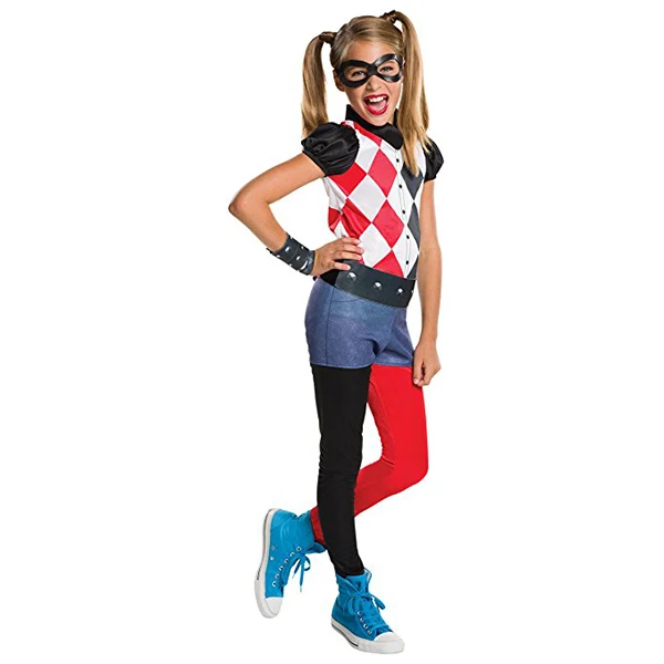 Factory hot sale harley quinn costume for kids
