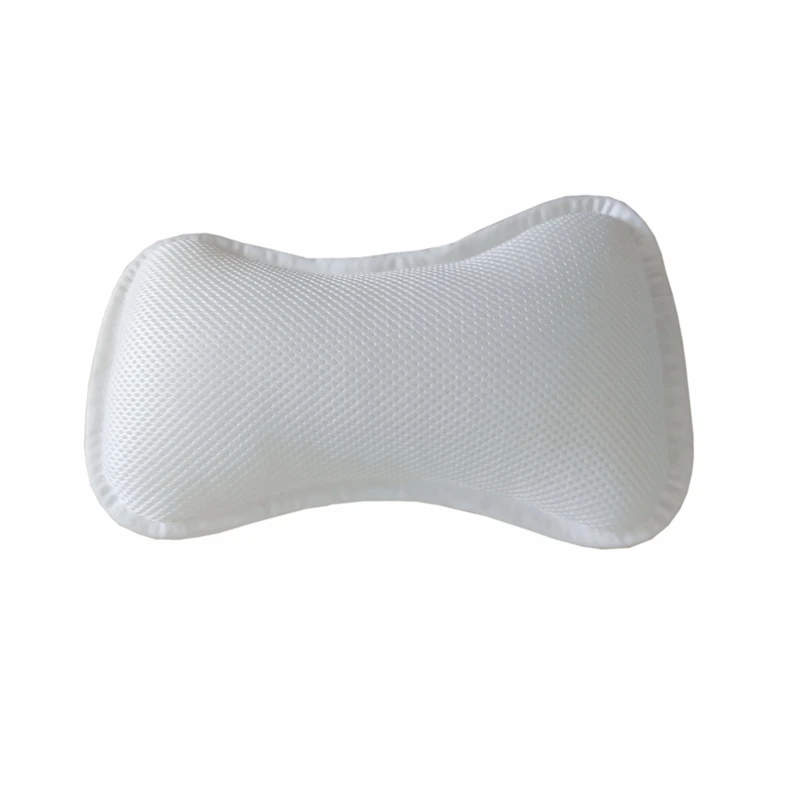 3D mesh material bath pillow with suction cup