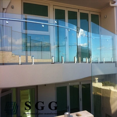 12mm mordern безрамные стекла перил завода