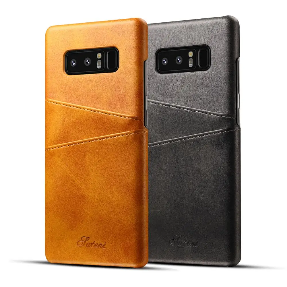 Sale Calf striae wallet cell phone case, PU leather case phone for Samsung Galaxy Note 8 case