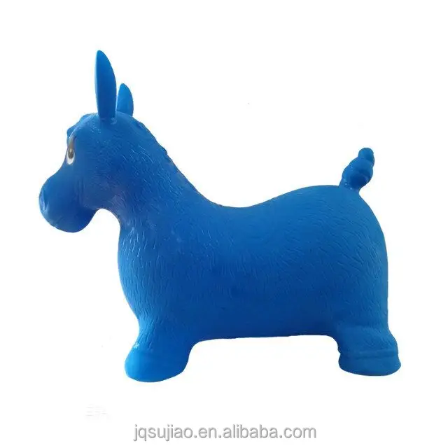 Jumping pony/stock inflatable animal horse/ hopping animal