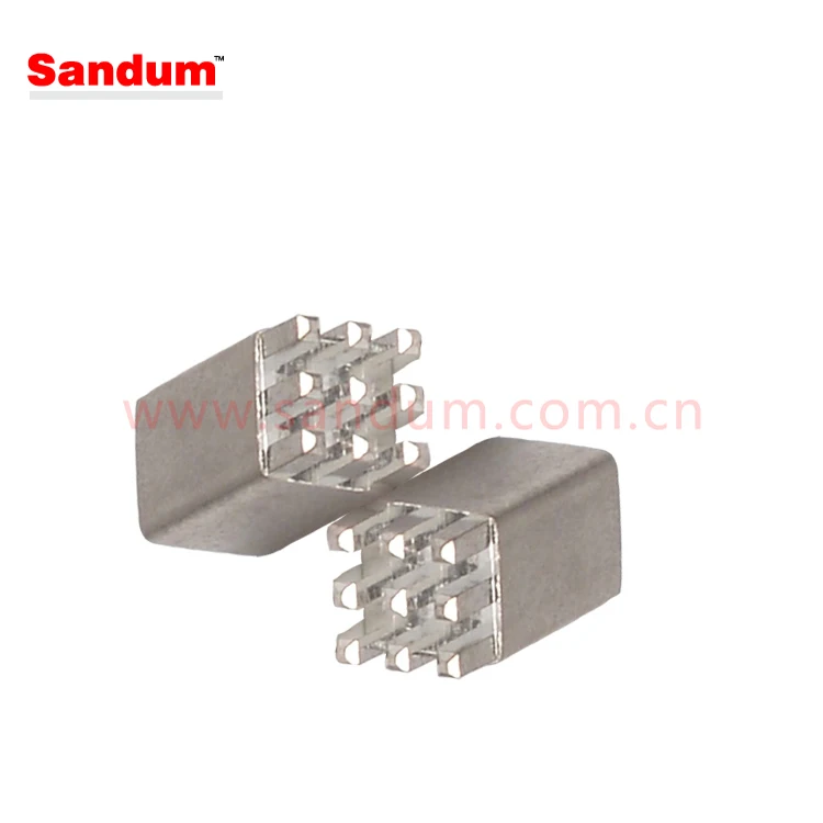 Press fit power element with connector screw full pin plate for PCB