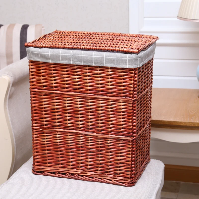 
high quality wicker basket from fuyang city/white wicker laundry basket made by willow for hotel.... 