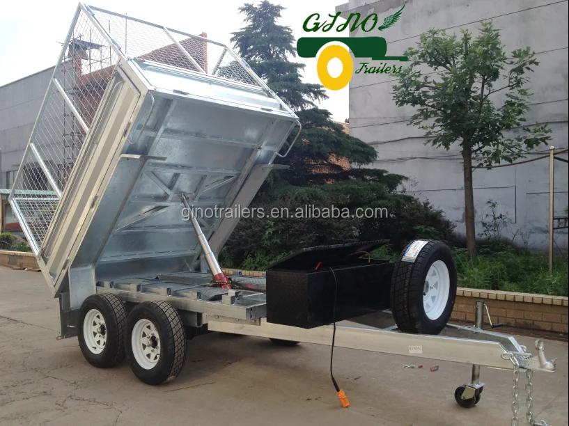 
heavy duty dia 50mm coupling hydraulic low bed trailer 